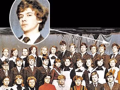 Ông Medvedev thuở còn cắp sách tới trường