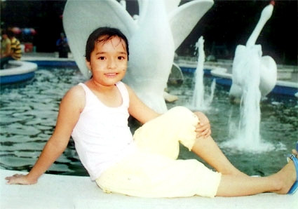 Bé Ân khi học lớp 4 (Ảnh gia đình cung cấp) Bé Ân khi học lớp 4 (Ảnh gia đình cung cấp)