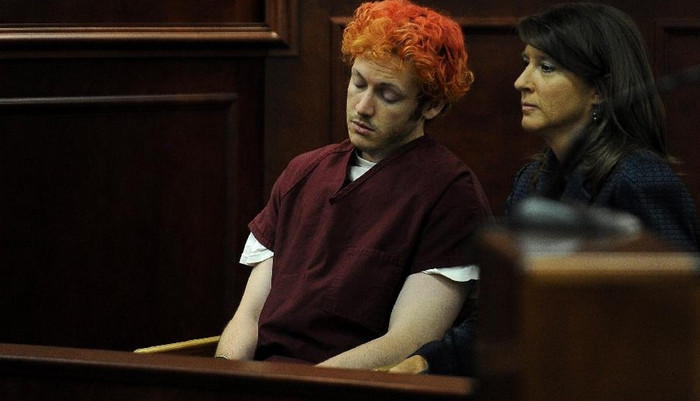 James Holmes tại toà.