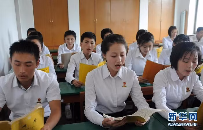 Một buổi luyện thanh của các sinh viên nhạc viện.