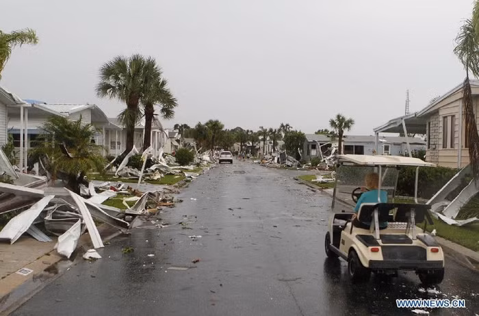 Đây là cơn bão đầu tiên tấn công vịnh Mexico trong vòng 4 năm qua.