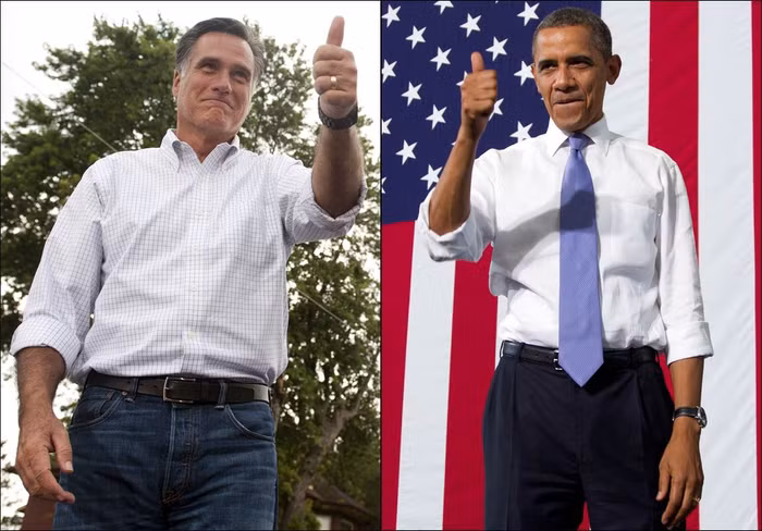 Hai đối thủ giơ ngón tay thể hiện sự đồng ý.