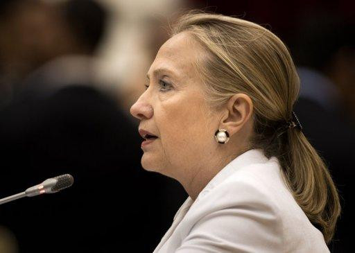 Ngoại trưởng Mỹ Hillary Clinton. Ngoại trưởng Mỹ Hillary Clinton.