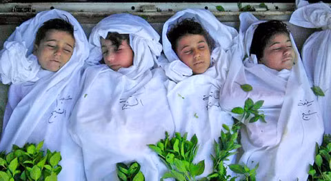 Trong số các nạn nhân có cả trẻ em.