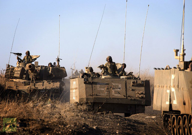 Cuộc diễn tập của Israel diễn ra trong bối cảnh xung đột ở Syria vẫn diễn ra ác liệt khiến Israel có nhiều lo ngại như việc một số vũ khí hóa học sẽ rơi vào tay Hezbollah. Cuộc diễn tập của Israel diễn ra trong bối cảnh xung đột ở Syria vẫn diễn ra ác liệt khiến Israel có nhiều lo ngại như việc một số vũ khí hóa học sẽ rơi vào tay Hezbollah.