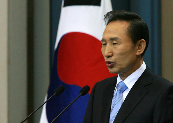 Tổng thống Hàn Quốc Lee Myung-bak.