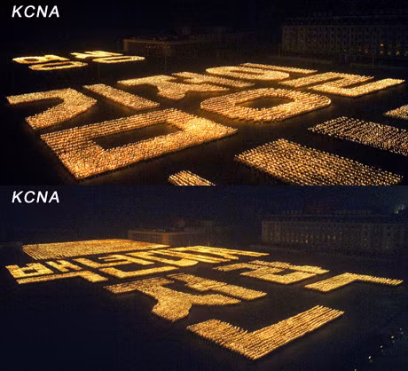 Quy mô của buổi đồng diễn bằng đuốc hôm 29/8 được đánh giá là lớn chưa từng có.