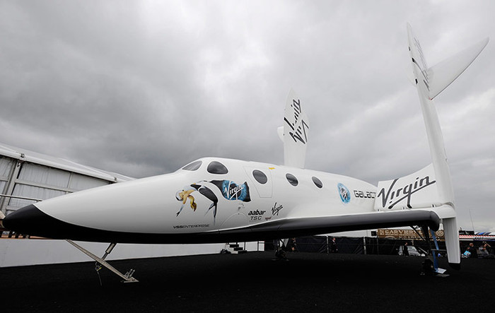 Tàu vũ trụ của Virgin Galactic.