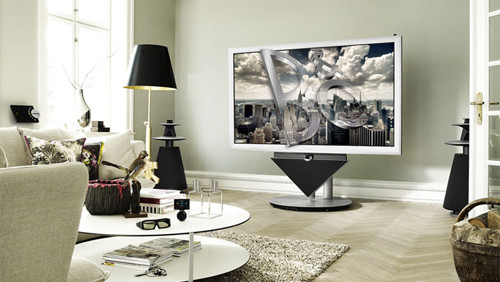 TV 3D của Bang & Olufsen: Để sở hữu hệ thống TV 3D đầu tiên của hãng sản xuất thiết bị nghe nhìn cao cấp Bang & Olufsen, người tiêu dùng sẽ phải trả 21 triệu đồng (1.000 USD) cho mỗi inch màn hình. Hệ thống BeoVision 4-85 kích thước 85 inch của hãng này có giá 1,7 tỷ đồng (85.000 USD) trong khi phiên bản 103 inch là 103.000 USD TV 3D của Bang & Olufsen: Để sở hữu hệ thống TV 3D đầu tiên của hãng sản xuất thiết bị nghe nhìn cao cấp Bang & Olufsen, người tiêu dùng sẽ phải trả 21 triệu đồng (1.000 USD) cho mỗi inch màn hình. Hệ thống BeoVision 4-85 kích thước 85 inch của hãng này có giá 1,7 tỷ đồng (85.000 USD) trong khi phiên bản 103 inch là 103.000 USD
