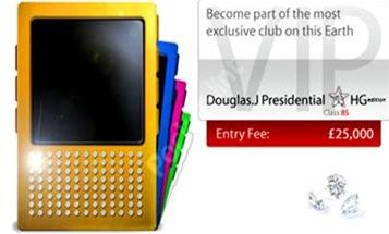 Máy MP3 : Công ty Douglas đã chế tạo ra chiếc máy nghe nhạc MP3 đắt nhất thế giới hiện nay với giá lên đến 50.000 USD. Chiếc máy MP3 này được chế tạo bằng một số hợp chất rất hiếm và siêu bền. Dung lượng nhớ của nó đạt 1GB, màn hình OLED, chơi được video, dung lượng pin đảm bảo chơi nhạc liên tục đến 10 giờ… Máy MP3 : Công ty Douglas đã chế tạo ra chiếc máy nghe nhạc MP3 đắt nhất thế giới hiện nay với giá lên đến 50.000 USD. Chiếc máy MP3 này được chế tạo bằng một số hợp chất rất hiếm và siêu bền. Dung lượng nhớ của nó đạt 1GB, màn hình OLED, chơi được video, dung lượng pin đảm bảo chơi nhạc liên tục đến 10 giờ…