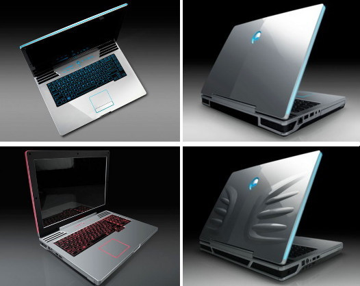 Alienware Area 51: Đối với những người yêu thích game trên PC, laptop này quá tối tân và có lẽ hơi lãng phí nếu chỉ dùng chơi game đơn thuần. Không chỉ có ngoại hình cá tính và bóng bẩy, Alienware Area 51 còn được trang bị chip Intel Core 2 Extreme cùng khả năng xử lý đồ họa cực mạnh qua sự kết hợp của công nghệ SLI với 2 card đồ họa 1 GB NVIDIA GeForce 8800M GTX (512MB mỗi card). Máy có giá khoảng 5000 USD Alienware Area 51: Đối với những người yêu thích game trên PC, laptop này quá tối tân và có lẽ hơi lãng phí nếu chỉ dùng chơi game đơn thuần. Không chỉ có ngoại hình cá tính và bóng bẩy, Alienware Area 51 còn được trang bị chip Intel Core 2 Extreme cùng khả năng xử lý đồ họa cực mạnh qua sự kết hợp của công nghệ SLI với 2 card đồ họa 1 GB NVIDIA GeForce 8800M GTX (512MB mỗi card). Máy có giá khoảng 5000 USD