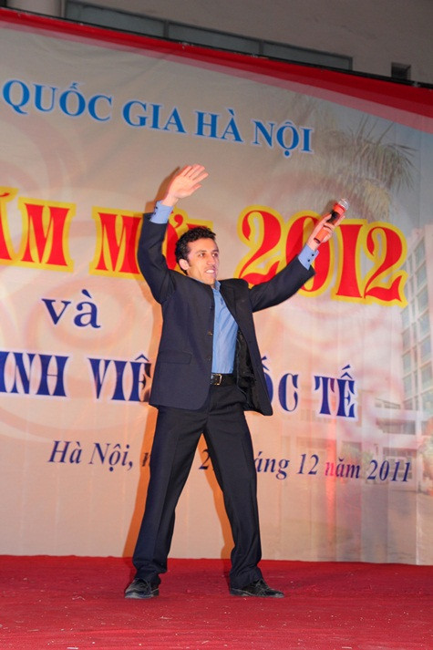 Chàng sinh viên đến từ đất nước Thổ Nhĩ Kỳ đang là sinh viên năm 4 trường ĐH Công nghệ, ĐHQG Hà Nội