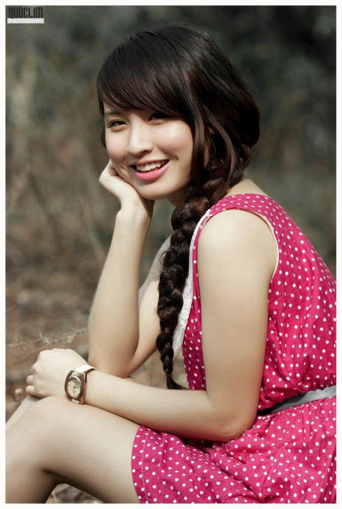 Gương mặt xinh xắn, nụ cười dễ thương Gương mặt xinh xắn, nụ cười dễ thương