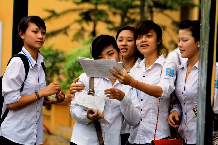 Nhiều thí sinh thi ban C đều tự tin với môn Ngữ Văn