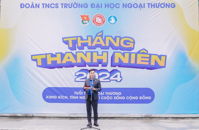 Tiến sĩ Võ Xuân Lộc - Bí thư Đoàn Thanh niên Cộng sản Hồ Chí Minh Trường Đại học Ngoại thương. (Ảnh: NVCC) Capture.PNG