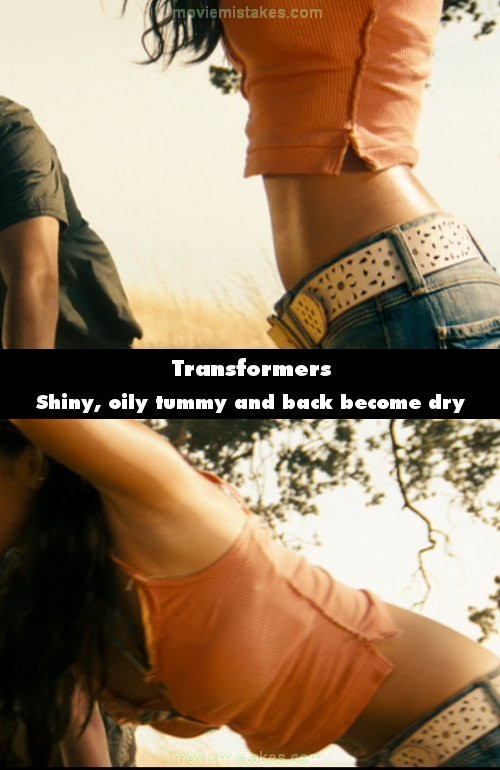 Bóng dầu trên bụng và lưng Mikaela đã trở nên khô hoàn toàn Bóng dầu trên bụng và lưng Mikaela đã trở nên khô hoàn toàn