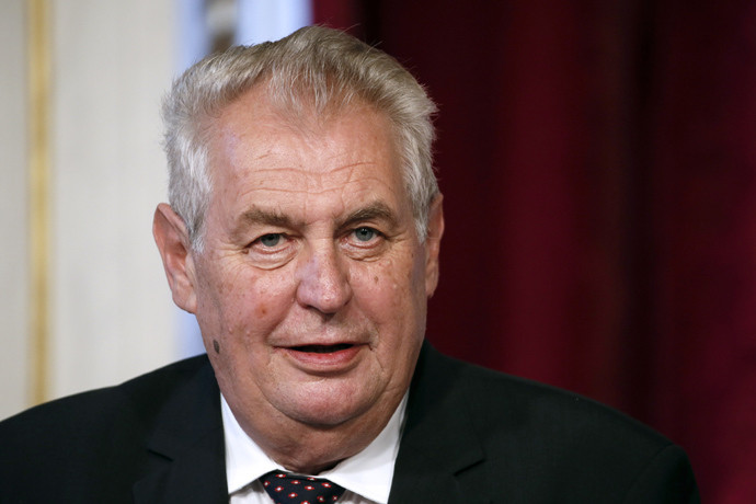 Tổng thống Cộng hòa Czech Milos Zeman. Tổng thống Cộng hòa Czech Milos Zeman.