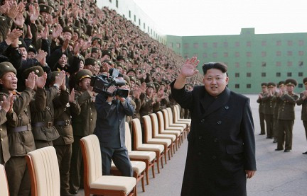 Lãnh đạo Triều Tiên Kim Jong-un là người tích cực thúc đẩy các chương trình vũ khí hạt nhân của nước này kể từ khi lên câm quyền vào cuối năm 2011. Lãnh đạo Triều Tiên Kim Jong-un là người tích cực thúc đẩy các chương trình vũ khí hạt nhân của nước này kể từ khi lên câm quyền vào cuối năm 2011.