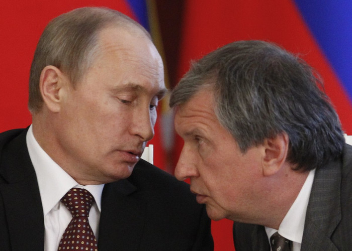 Igor Sechin và Tổng thống Putin. Igor Sechin và Tổng thống Putin.