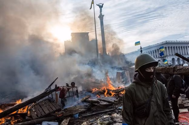 Kết quả của phong trào Maidan, ông Yanukovych đã phải bỏ trốn khỏi đất nước nhờ sự giúp đỡ của lực lượng đặc biệt Nga.