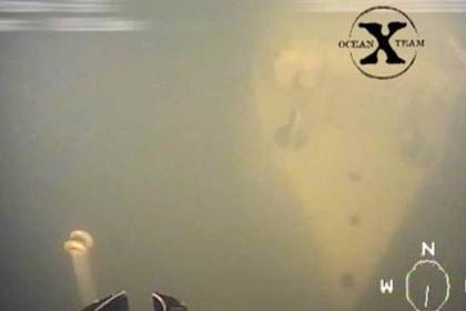 Ảnh xác tàu ngầm được cho có thể là của Nga do Ocean X Team tìm thấy gần bờ biển Thụy Điển. Ảnh xác tàu ngầm được cho có thể là của Nga do Ocean X Team tìm thấy gần bờ biển Thụy Điển.