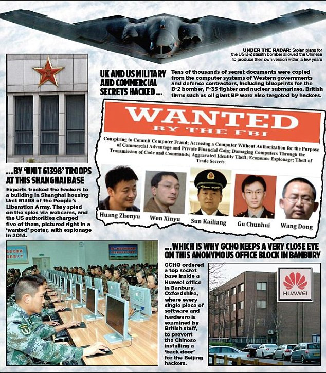 Ảnh cho thấy trụ sở hang ổ hacker bí mật của quân đội Trung Quốc và 5 hacker Trung Quốc bị Mỹ truy nã.