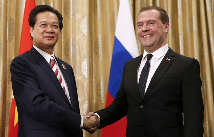 Thủ tướng Nguyễn Tấn Dũng và Thủ tướng Nga Dmitry Medvedev. Thủ tướng Nguyễn Tấn Dũng và Thủ tướng Nga Dmitry Medvedev.