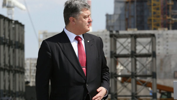 Tổng thống Ukraine Petro Poroshenko. Ảnh Rian.