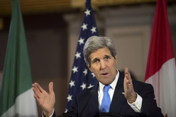 Ngoại trưởng Mỹ John Kerry. Ngoại trưởng Mỹ John Kerry.