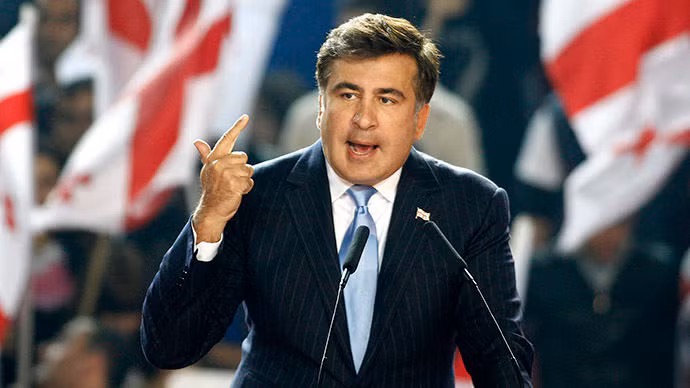Thống đốc vùng Odessa Mikhail Saakashvili. Ảnh Lenta.