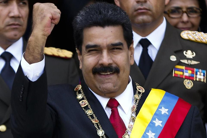Tổng thống Venezuela Nicolas Maduro. Ảnh Boston Globe. Tổng thống Venezuela Nicolas Maduro. Ảnh Boston Globe.