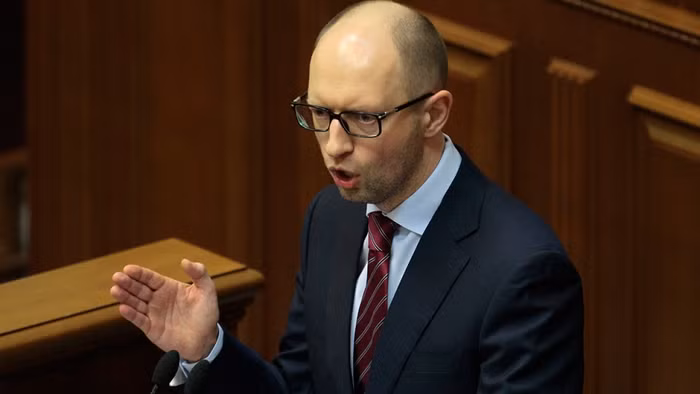 Thủ tướng Ukraine Arseny Yatsenyuk . Ảnh CTV News.