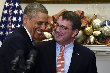 Tổng thống Mỹ Barack Obama và Ashton Carter. Tổng thống Mỹ Barack Obama và Ashton Carter.