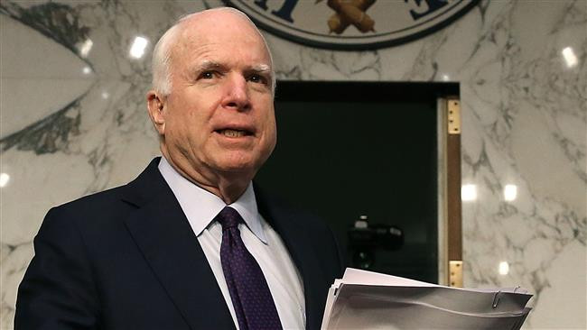 Thượng nghị sĩ Mỹ John McCain. Ảnh Press TV Thượng nghị sĩ Mỹ John McCain. Ảnh Press TV