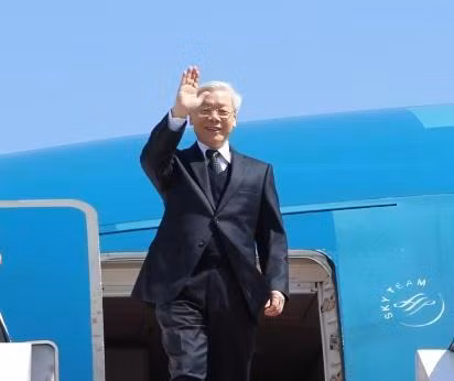 Tổng Bí thư Nguyễn Phú Trọng bắt đầu chuyến thăm Nhật Bản 4 ngày, bắt đầu từ hôm nay, ngày 15/9.