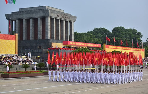 Diễu binh, diễu hành kỷ niệm 70 năm Quốc khánh 2/9. Ảnh: Quang Trung/VOV Diễu binh, diễu hành kỷ niệm 70 năm Quốc khánh 2/9. Ảnh: Quang Trung/VOV