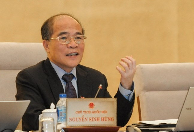 Chủ tịch Quốc hội Nguyễn Sinh Hùng đề cao quyền của con người, quyền tự do ngôn luận. ảnh: Trung tâm thông tin Quốc hội. Chủ tịch Quốc hội Nguyễn Sinh Hùng đề cao quyền của con người, quyền tự do ngôn luận. ảnh: Trung tâm thông tin Quốc hội.