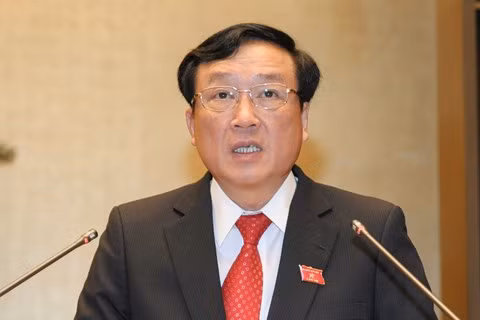 Ông Nguyễn Hòa Bình - Viện trưởng Viện Kiểm sát Nhân dân tối cao. ảnh: Trung tâm báo chí quốc hội.