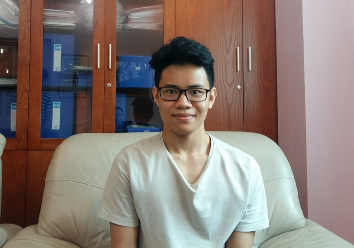 Tạ Lê Huy là một trong những học sinh xuất sắc của Trường Phổ thông Quốc tế Newton. ảnh: Ngọc Quang. Tạ Lê Huy là một trong những học sinh xuất sắc của Trường Phổ thông Quốc tế Newton. ảnh: Ngọc Quang.
