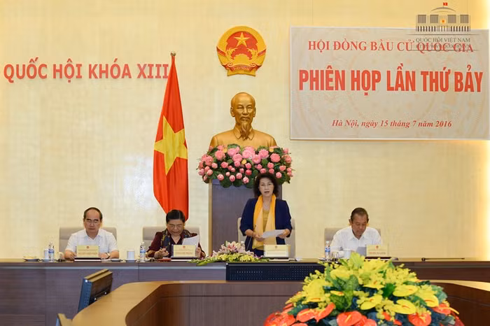 Phiên họp thứ 7 của Hội đồng Bầu cử Quốc gia đã thống nhất hủy tư cách Đại biểu Quốc hội đối với ông Trịnh Xuân Thanh. ảnh: quochoi.vn