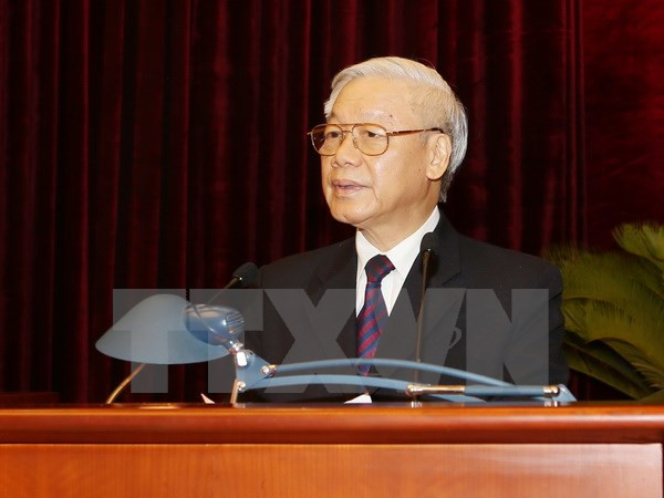 Tổng Bí thư yêu cầu mỗi đồng chí Trung ương phải giữ gìn phẩm chất đạo đức theo lời dạy của Chủ tịch Hồ Chí Minh. ảnh: TTXVN. Tổng Bí thư yêu cầu mỗi đồng chí Trung ương phải giữ gìn phẩm chất đạo đức theo lời dạy của Chủ tịch Hồ Chí Minh. ảnh: TTXVN.