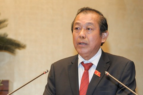 Ông Trương Hòa Bình, Ủy viên Bộ Chính trị, Phó Thủ tướng Chính phủ. ảnh: Trung tâm thông tin Quốc hội. Ông Trương Hòa Bình, Ủy viên Bộ Chính trị, Phó Thủ tướng Chính phủ. ảnh: Trung tâm thông tin Quốc hội.