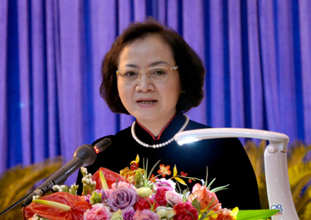Bà Phạm Thị Thanh Trà - Chủ tịch UBND tỉnh Yên Bái. ảnh: yenbai.gov.vn