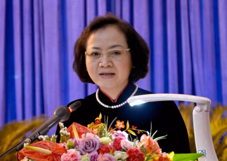 Bà Phạm Thị Thanh Trà - Chủ tịch UBND tỉnh Yên Bái. ảnh: yenbai.gov.vn