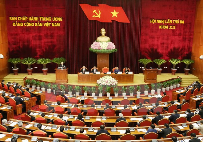 Hội nghị lần ba Ban chấp hành Trung ương đã bế mạc ngày 7/7. ảnh: TTXVN. Hội nghị lần ba Ban chấp hành Trung ương đã bế mạc ngày 7/7. ảnh: TTXVN.