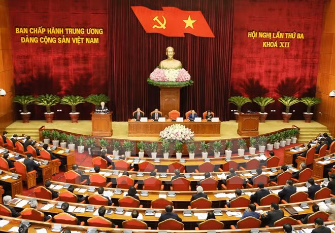 Hội nghị lần ba Ban chấp hành Trung ương đã bế mạc ngày 7/7. ảnh: TTXVN. Hội nghị lần ba Ban chấp hành Trung ương đã bế mạc ngày 7/7. ảnh: TTXVN.