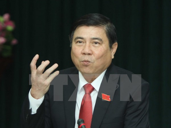Ông Nguyễn Thành Phong - Chủ tịch UBND TP.Hồ Chí Minh. ảnh: TTXVN. Ông Nguyễn Thành Phong - Chủ tịch UBND TP.Hồ Chí Minh. ảnh: TTXVN.