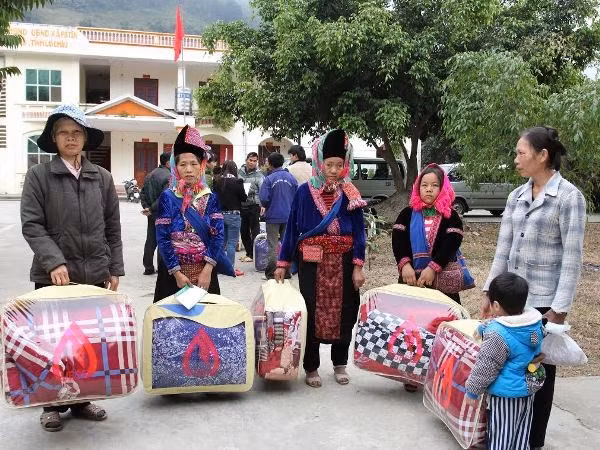 Nhân dân các huyện nghèo luôn nhận được sự quan tâm, hỗ trợ tích cực của Nhà nước. ảnh: TTXVN.