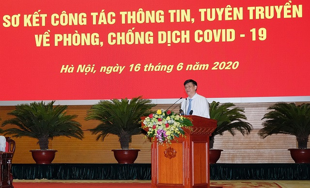 Thứ trưởng Thường trực Nguyễn Thanh Long phát biểu tại hội nghị sơ kết phòng chống Covid-19. Thứ trưởng Thường trực Nguyễn Thanh Long phát biểu tại hội nghị sơ kết phòng chống Covid-19.