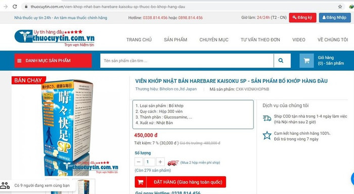 Cục an toàn thực phẩm chỉ rõ: Thực phẩm bảo vệ sức khỏe HAREBARE KAISOKU SP quảng cáo sai sự thật, lừa dối người tiêu dùng trên một số webite. Cục an toàn thực phẩm chỉ rõ: Thực phẩm bảo vệ sức khỏe HAREBARE KAISOKU SP quảng cáo sai sự thật, lừa dối người tiêu dùng trên một số webite.